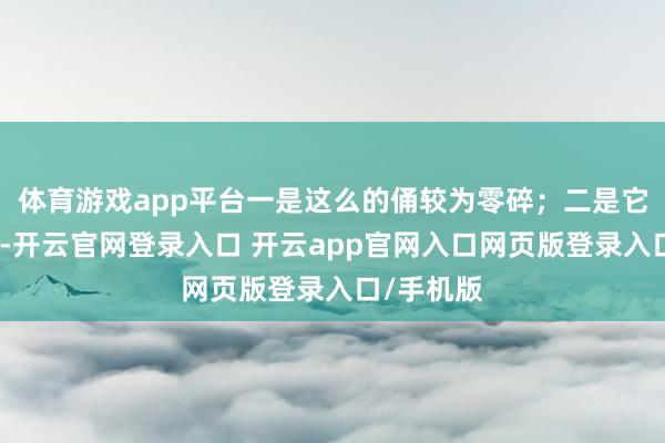 体育游戏app平台一是这么的俑较为零碎；二是它造型奇特-开云官网登录入口 开云app官网入口网页版登录入口/手机版